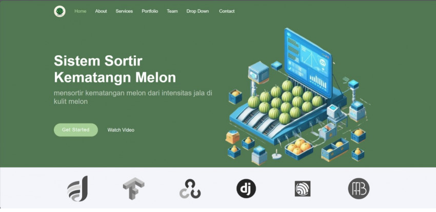 Sistem Sortir Kematangan Buah Melon